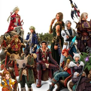 Square Enix Art Book Science Fiction Fantasy Video Game-0