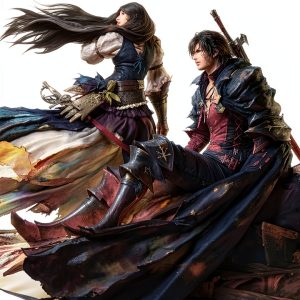 Final Fantasy XIV Art Book Square Enix Video Game Art-0