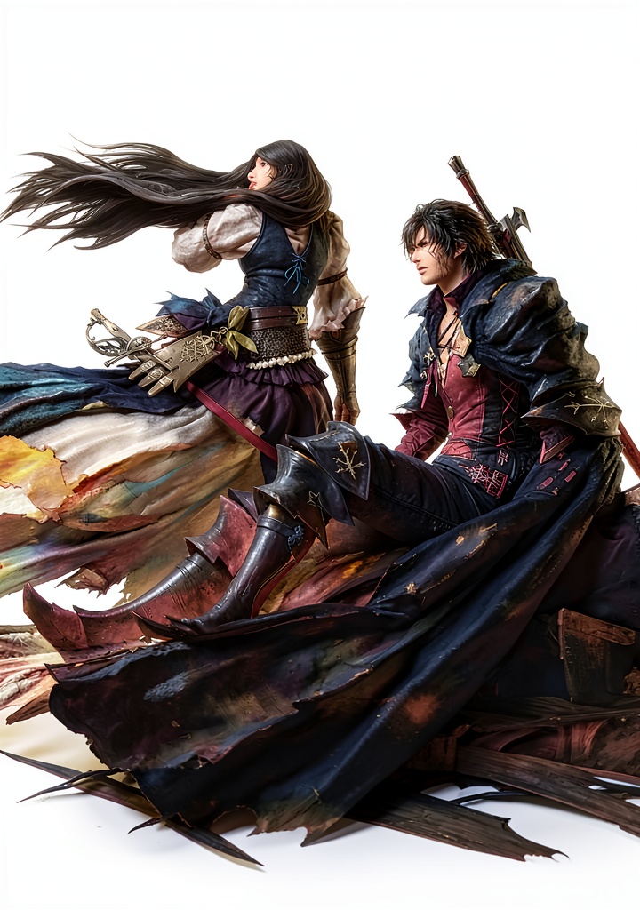 Final Fantasy XIV art book cover showcasing vibrant fantasy illustrations