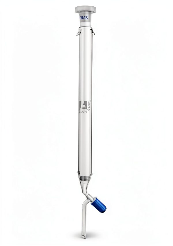 Chromatography Column 12 Inch Glass Rotaflow Stopcock EISCO-0